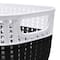 Simplify 9.4" Small 2-Tone Decorative Storage Basket